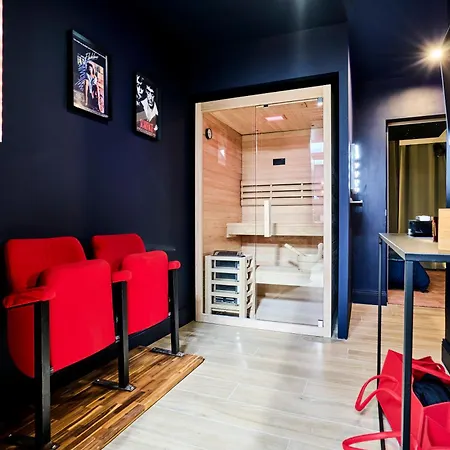 Apartment Cinema Prive & Sauna - Nuit Romantique