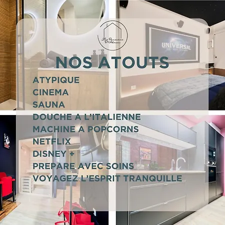 Apartment Cinema Prive & Sauna - Nuit Romantique