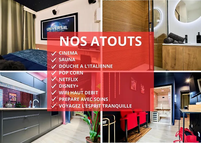 Cinéma Privé&Sauna - Nuit Romantique Appartamento