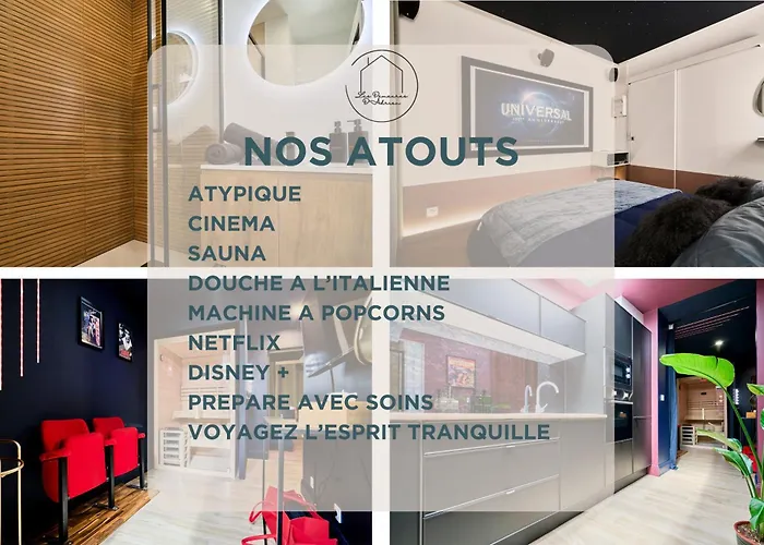 Apartment Cinema Prive & Sauna - Nuit Romantique